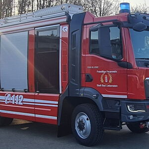 Hilfeleistungslöschfahrzeug HLF 10 auf MAN-Gestell mit Aufbau von Rosenbauer