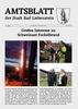 Titelseite des Amtsblattes 5/2022 mit Bildern vom Fackelbrand und Staatssekretärin Beer beim Besichtigen des Fackelbindens