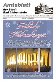 Titelseite des Amtsblattes 12/2013