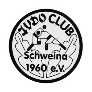 Logo mit zwei Judoka und dem Schriftzug Judo Club Schwina 1960 e. V.
