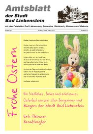 Titelseite des Amtsblattes 3/2013