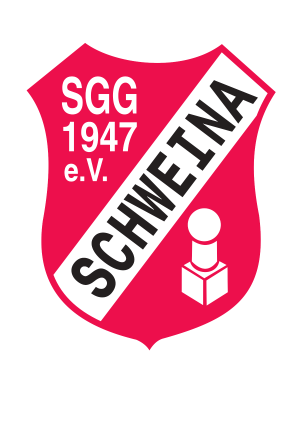 rotes Wappen mit weißer Schrift, SGG1947 e.V. und Fröbellogo
