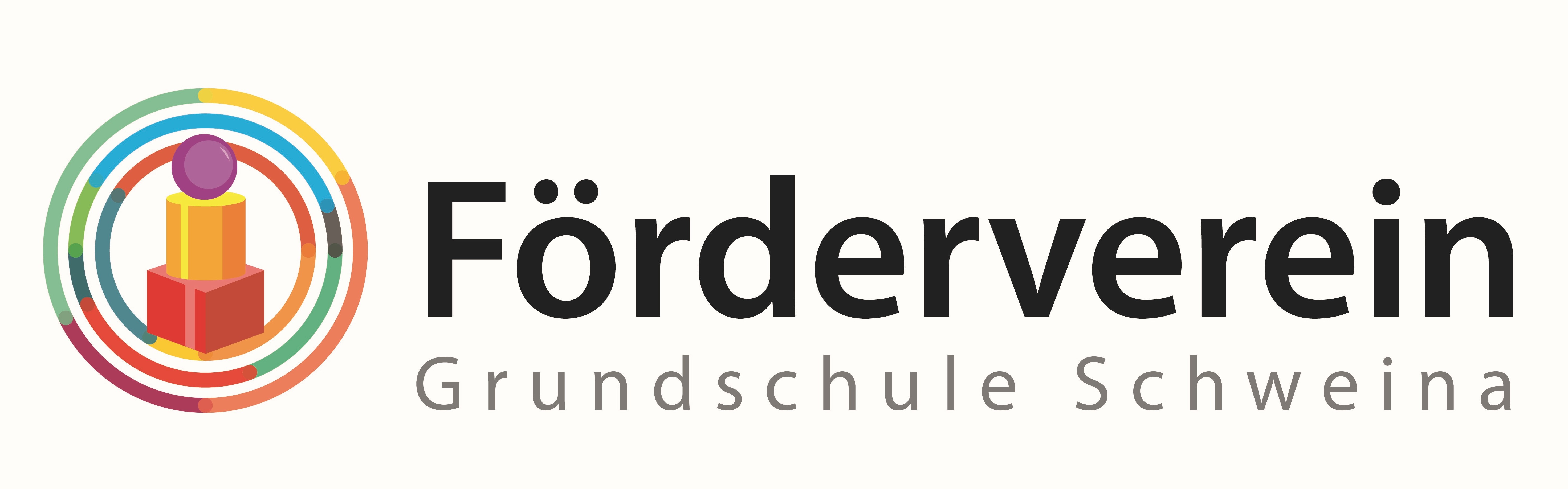 Vereinslogo mit Schriftzug und Fröbelelementen